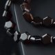 Amber cherry beads bracelet
